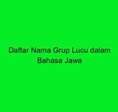 Nama Grup Dalam Bahasa Yunani